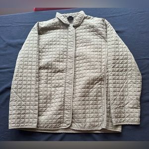 Vintage Khaki Quilted Keeneland Jacket.